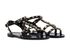 Valentino Rockstud Sandals, &pound;295, Shoes, Black, PVC, Side view
