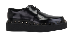 Valentino Rockstud M-Way Derby, Leather, Black, UK8, DB/B, 2*
