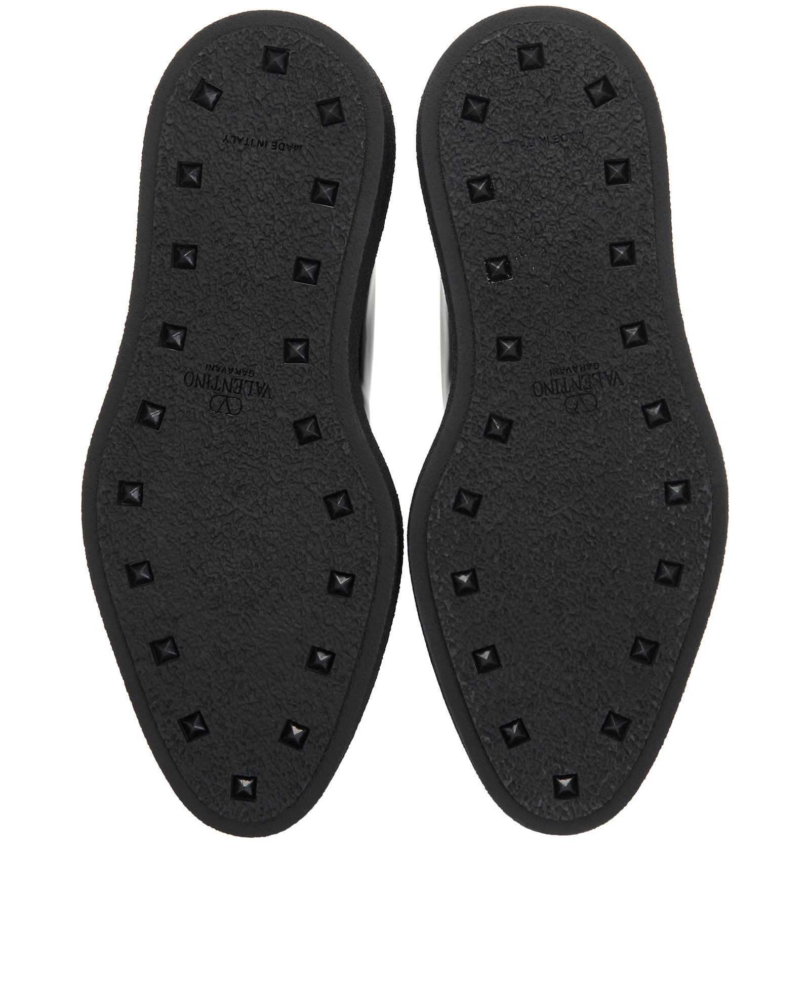 Valentino Rockstud M-Way Derby, &pound;210, Shoes, Black, Leather, Top view