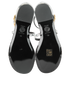Versace Medusa Safety Pin Sandals, top view
