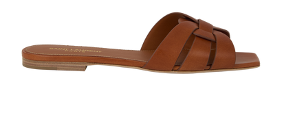 Saint Laurent Tribute Flat Sandals, front view