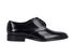 Saint Laurent Wyatt varnished Derby Shoes, &pound;120, Shoes, Black, Leather, Front view
