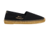Saint Laurent Logo Embroidered Espadrilles, &pound;180, Shoes, Black, Canvas, Front view