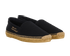 Saint Laurent Logo Embroidered Espadrilles, &pound;180, Shoes, Black, Canvas, Side view