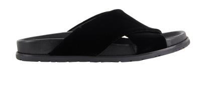 Saint Laurent Crossover Slides, front view