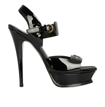 YSL Stud PLatform Sandals, front view