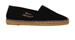 Saint Laurent Espadrilles, Mens, Canvas, Black, UK10, DB, 2*