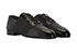 Chanel Lace Up Patent Cap Toe Shoes, side view