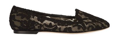 Dolce & Gabanna Lace Flats, front view
