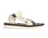 A.P.C. X Suicoke Asymetric Vibram Sole Sandals, front view