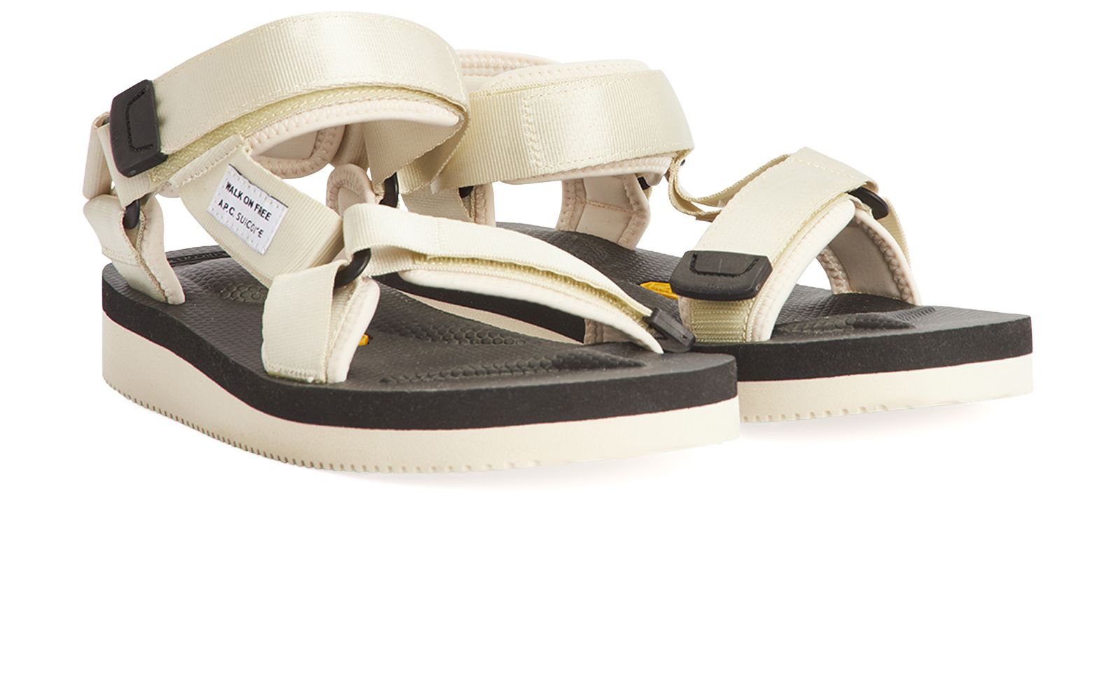 A.P.C. X Suicoke Asymetric Vibram Sole Sandals Flats Designer