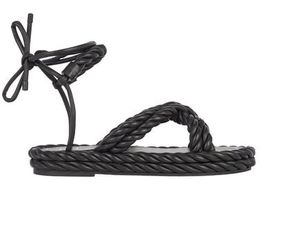 Valentino The Rope Cross Strap Sandals, front view