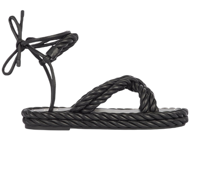 Valentino The Rope Cross Strap Sandals, front view