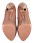 Gucci Nude Patent Leather Platform Heels, top view