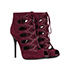 Alexander McQueen Cutout Lace Up Boots, side view