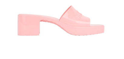 Gucci Logo Mules, front view