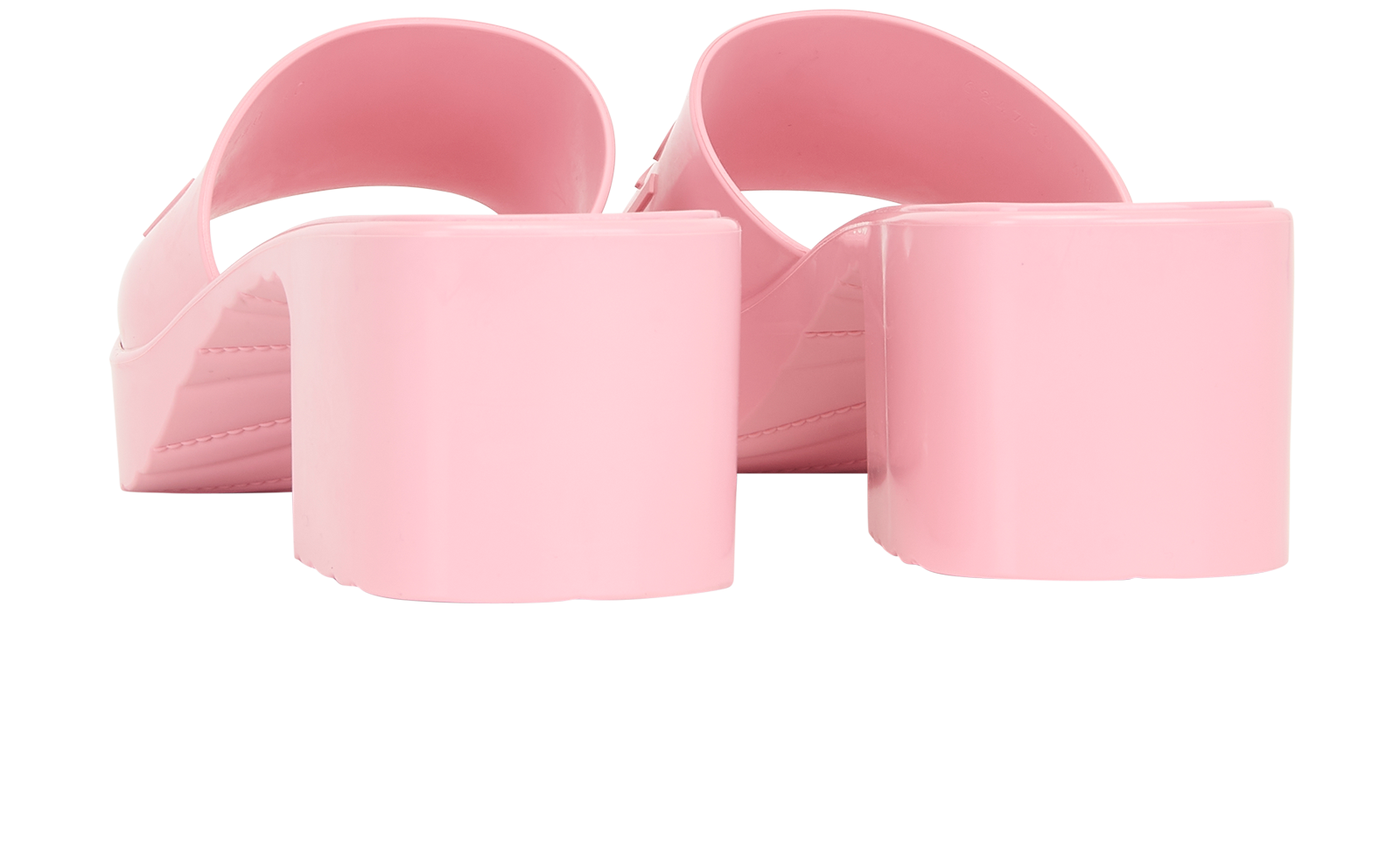 Gucci Logo Mules, &pound;175, Shoes, Pink, Rubber, Back view