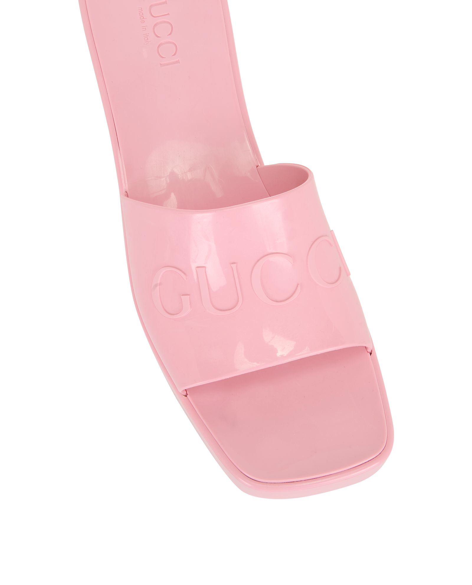 Gucci Logo Mules, &pound;175, Shoes, Pink, Rubber, Other view