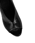 Burberry Snakeskin Leather Embossed Peep Toe Pumps, other view