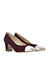 Chanel Block Heels, side view