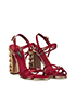 Dolce & Gabbana Jewelled Strappy Sandals, side view
