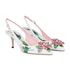 Dolce & Gabbana Floral Printed Slingbacks, side view