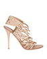 Giuseppe Zanotti Crystal Strappy Sandals, front view