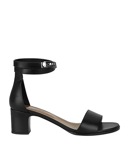 Hermes Calfskin Manege Sandals, front view
