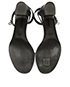 Hermes Calfskin Manege Sandals, top view