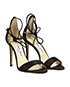 Jimmy Choo Reign 100 Crystal Sandals, side view