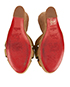Christian Louboutin Wedges Espadrilles, top view