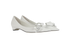 Prada Floral Kitten Heel Pumps, side view