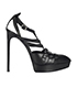 Yves Saint Laurent Strappy Heels, front view