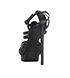 Yves Saint Laurent Strappy Heels, back view