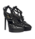 Yves Saint Laurent Strappy Heels, side view