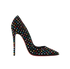 Christian Louboutin So Kate Strauss Boum 120, &pound;550, Shoes, Black, Velvet, Front view
