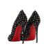Christian Louboutin So Kate Strauss Boum 120, &pound;550, Shoes, Black, Velvet, Back view