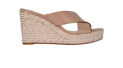 Jimmy Choo Dovina 100 Wedges, Leather, Pink, UK8.5, 3*