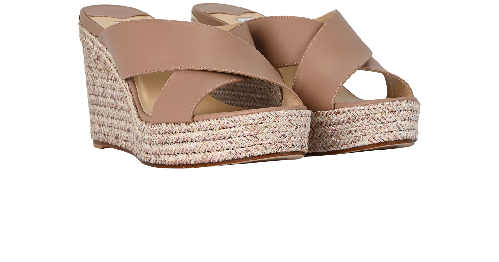 Jimmy Choo Dovina 100 Wedges, &pound;180, Shoes, Pink, Leather, Side view