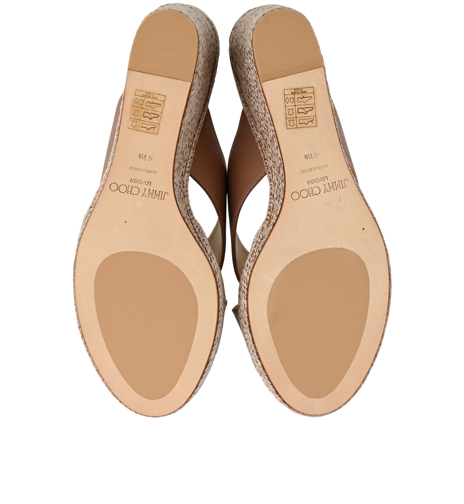 Jimmy Choo Dovina 100 Wedges, &pound;180, Shoes, Pink, Leather, Top view