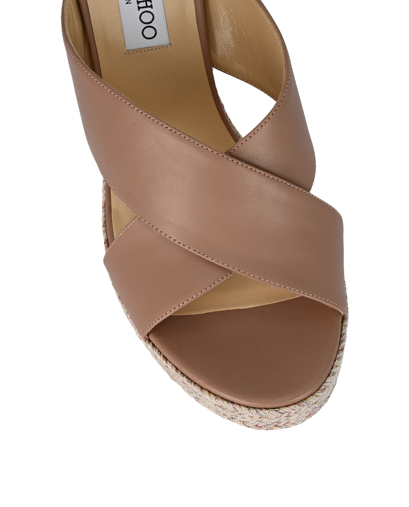 Jimmy Choo Dovina 100 Wedges, &pound;180, Shoes, Pink, Leather, Other view