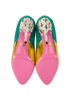 Gucci Heels, £230, Shoes, Cream/Gold/Green, Leather/Suede, Top view