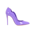Christian Louboutin Hot Chick 100, &pound;310, Shoes, Purple, Patent Leather, Front view