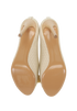 Ferragamo Bow Heels, &pound;150, Shoes, Beige, Leather, Top view