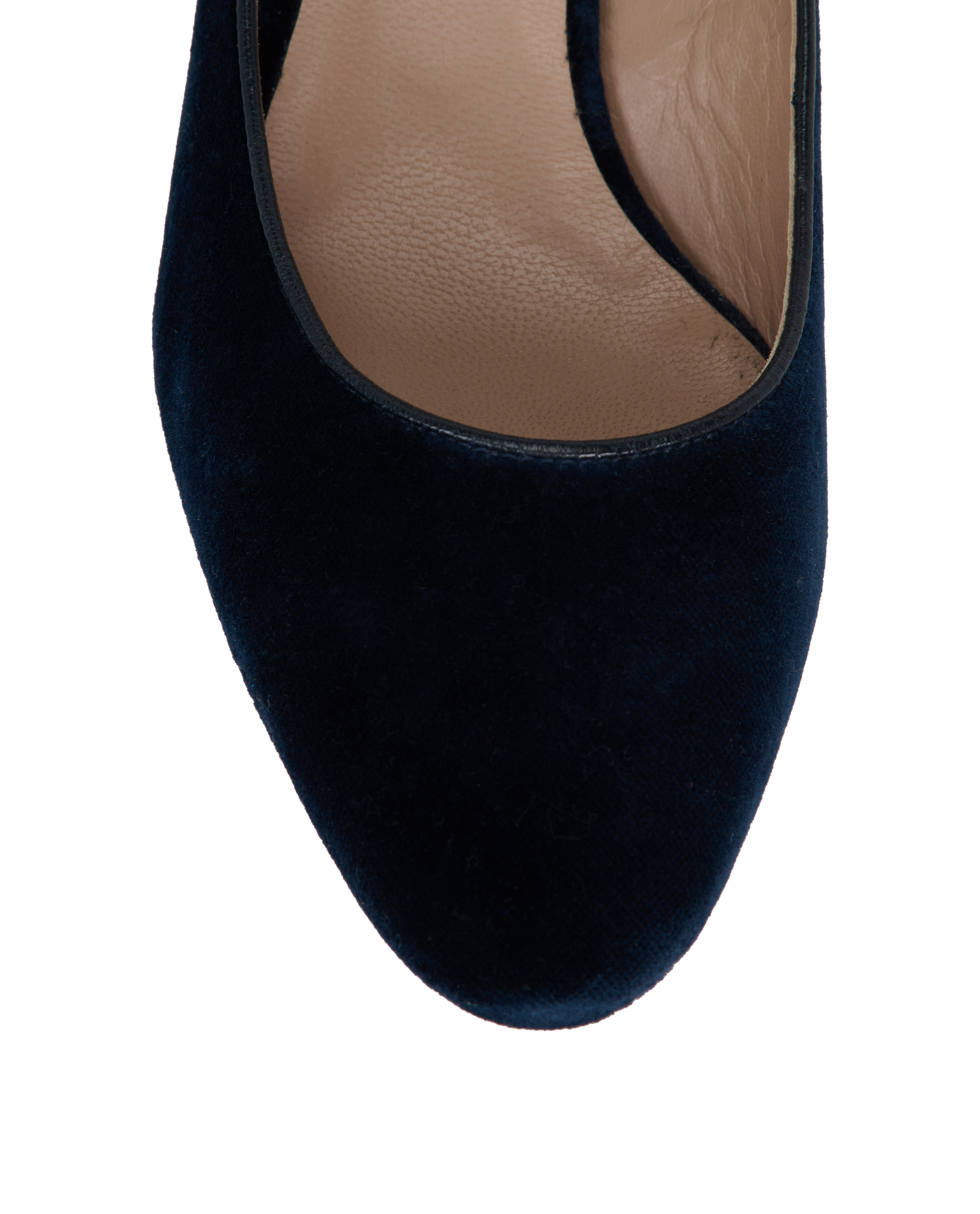 Chloe Ankle Strap Heels, &pound;150, Shoes, Navy, Velvet, Other view
