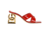 Dolce & Gabbana DG Mules. Patent, &pound;220, Shoes, Red, Patent Leather, Front view