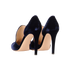 Gianvito Rossi Moret Heels, &pound;175, Shoes, Blue, Velvet, Back view