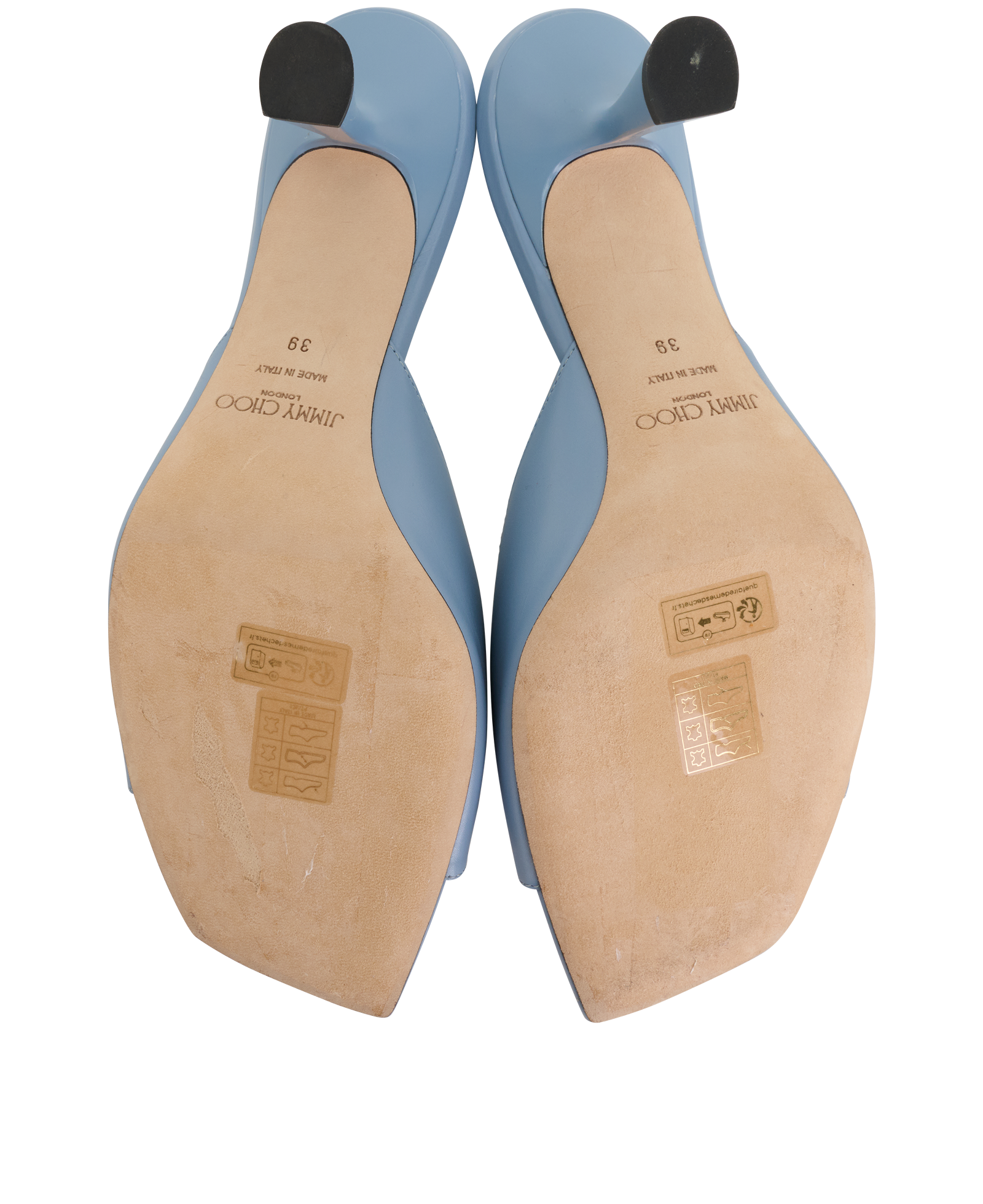 Jimmy Choo Mules, &pound;295, Shoes, Blue, Leather, Top view