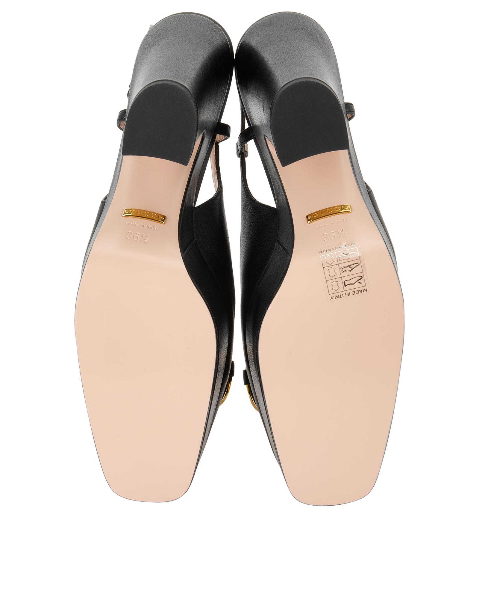 Gucci Horsebit Platform Heels, &pound;320, Shoes, Black, Leather, Top view