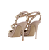 Valentino Rockstud Caged Pumps 100, &pound;350, Shoes, Patent Leather, Back view